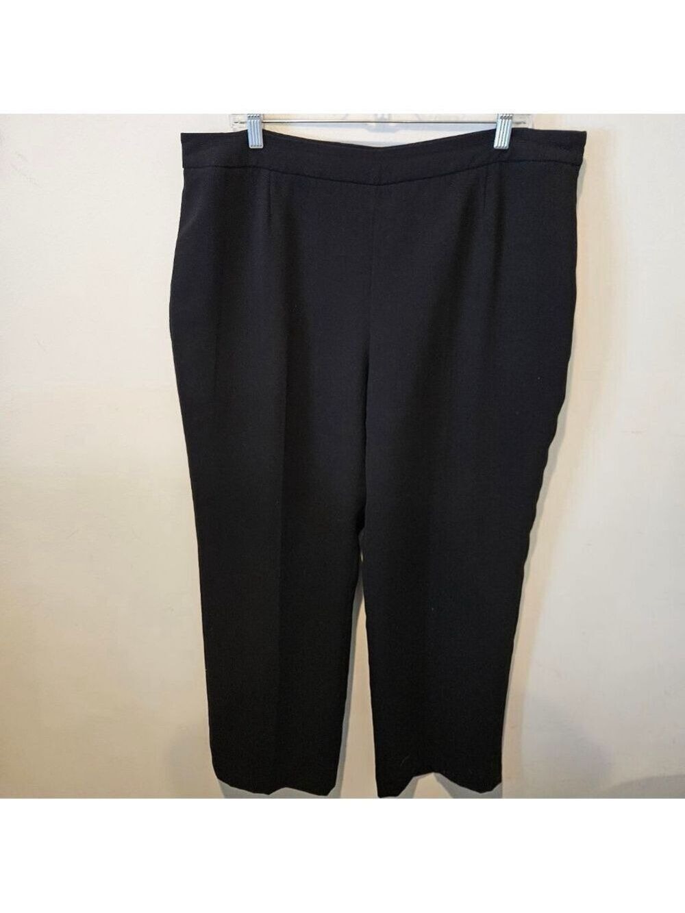 Women's Le Suit Black Trousers Plus Size 18